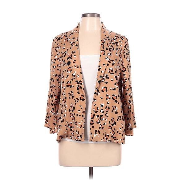 New Saltwater Luxe Womens Small Leopard Print Jacket Animal Print - Picture 2 of 12